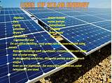 Photos of Solar Energy Commercial Use