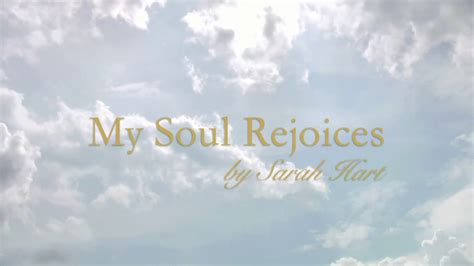 My Soul Rejoices Sarah Hart Official Lyric Video Youtube