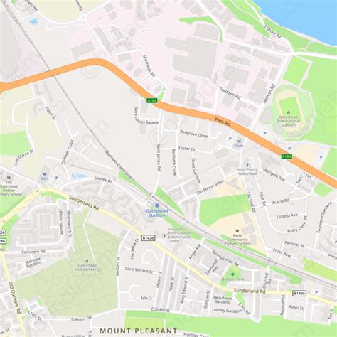 Gateshead Vector Map Modern Atlas Aipdf Boundless Maps