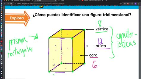 Capitulo 12 Leccion 5 Caras Aristas Y Vertices Youtube