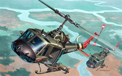 Huey Helicopter Wallpaper Wallpapersafari