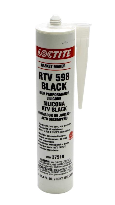 Buy Loctitesealant Black Rtv 598 Silicone 300 Ml Cartridge Each