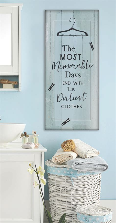 laundry room wall art most memorable days laundry wood frame ready to hang laundry room
