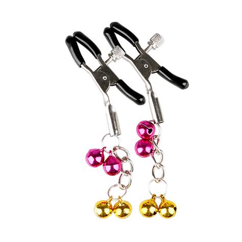 Tickle To Sweet Nipple Teaser Clamps With Bells Or Chain For Women China Nipple Clamps And