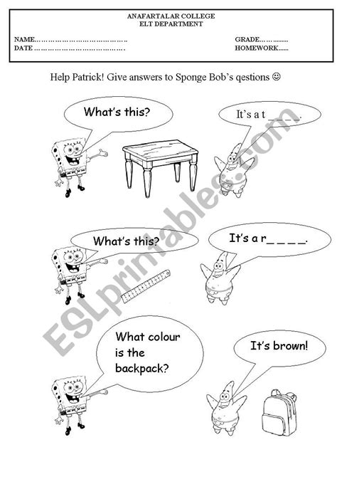 What´s This Esl Worksheet By Psp90