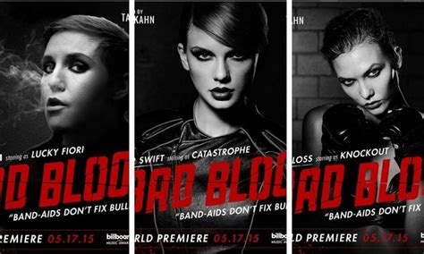 Taylor Swift Reveals More Of Her A List Cast For Bad Blood Music Video