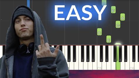 Eminem Lose Yourself Easy Piano Tutorial Youtube