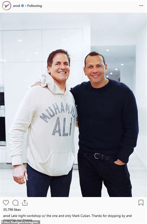 Alex Rodriguez And Mark Cuban Reunite In A New Photo As Mark Gives
