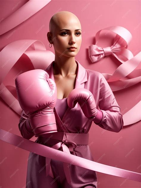 premium ai image image of woman representing the fight against breast cancer