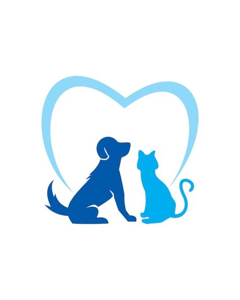 Premium Vector Dog And Cat Pets Lover Logo Vector