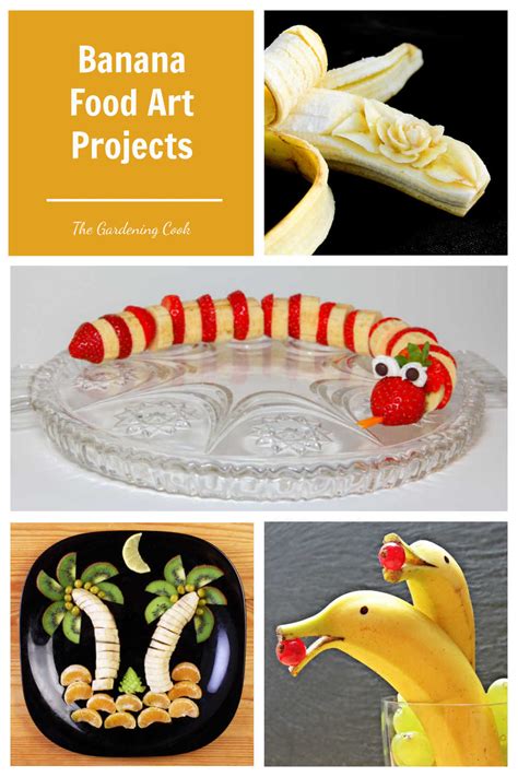 Banana Carving Creative Uses Of Bananas Food Art And Styling