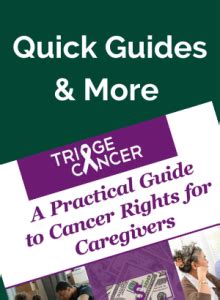Cancer Caregiver Resources Triage Cancer