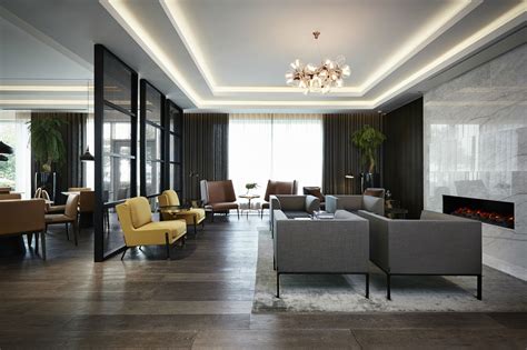 Hotel Interior And Vip Lounge Area At Marriott Hotel Copenhagen