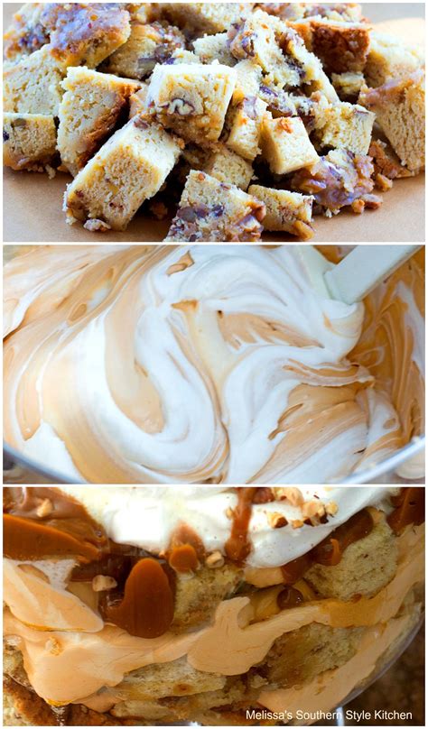 Beat in the eggs, one at a time. Pecan Praline Caramel Trifle (With images) | Dessert recipes