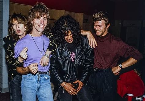 Classic Rock In Pics On Twitter Chrissie Hynde Jeff Beck Slash And David Bowie In 1989 At