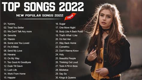 빌보드차트 핫 100 광고없는 트렌디한 최신 팝송 노래 모음 Best Popular Songs Of 2021 22 Youtube