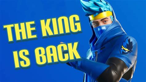 The King Of Fortnite Returns Youtube