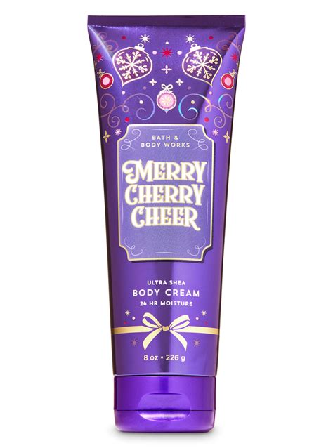 Merry Cherry Cheer Ultra Shea Body Cream Bath And Body Works Just