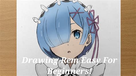 Easy Anime Drawing How To Draw Rem From Re Zero Step By Step Otosection