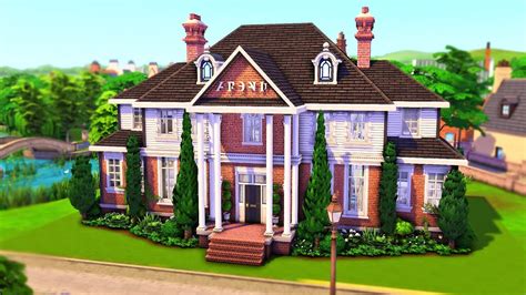 Britechester Sorority House The Sims 4 Speed Build Youtube