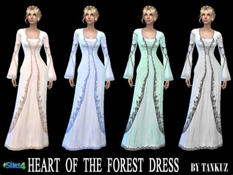 Heart Of The Forest Dress At Tankuz Sims4 Sims 4 Updates