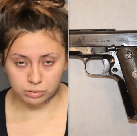 Obdulia Sanchez Stockton Ca Woman Arrested W Loaded Weapon In Crash