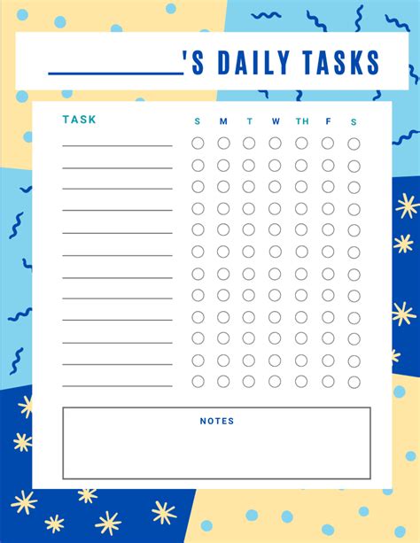 Free Printable Daily Routine Schedules Images And Photos Finder