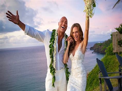 Dwayne ‘the Rock Johnson Marries Longtime Girlfriend In Secret Ceremony