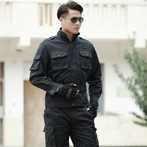 Mens Military Tactical Uniform Suit Special Forces Swat Combat Clothing