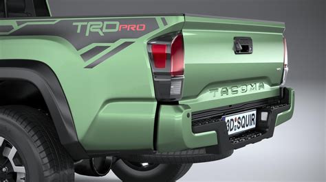 Toyota Tacoma Regular Cab Trd 2020 3d Model By Squir