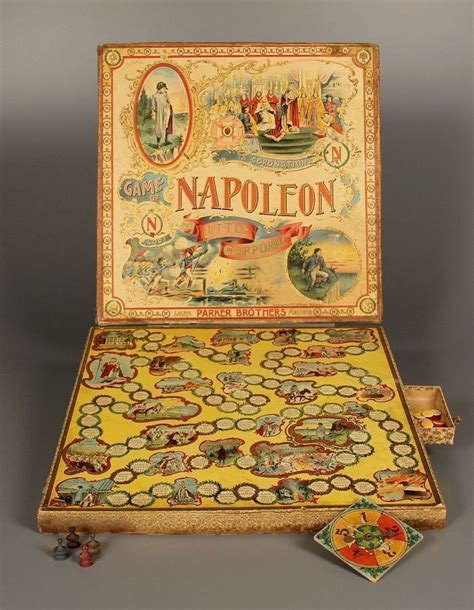 Game Of Napoleon By Parker Bros Board Games Culture Art Vintage