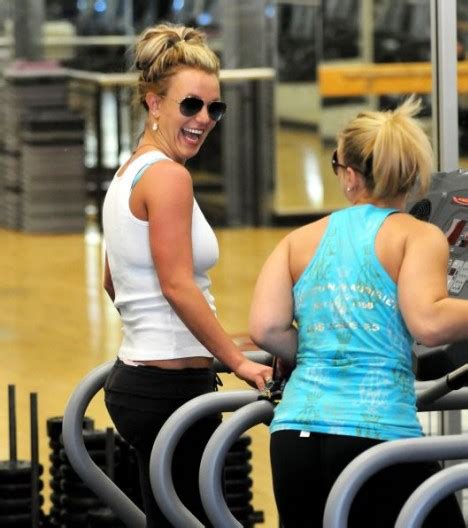 Britney On The Treadmill Is She Shaping Up For Another Comeback