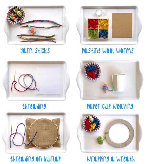 Crafts With Wool For Fine Motor Skill Development 3 5 Yrs How We