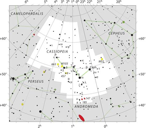 Look For Constellation Cassiopeia The Queen Astronomy Essentials