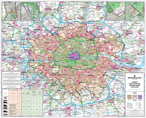 On thursday 26 november the government will announce which areas are in which tier. 2019 London Low Emission Zone Wall Map (LEZ and ULEZ)