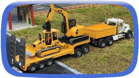 Bruder Toys Truck Excavators Transport Construction Toys Toy Trucks
