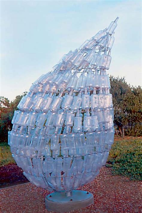 Recycled Plastic Bottles As Art