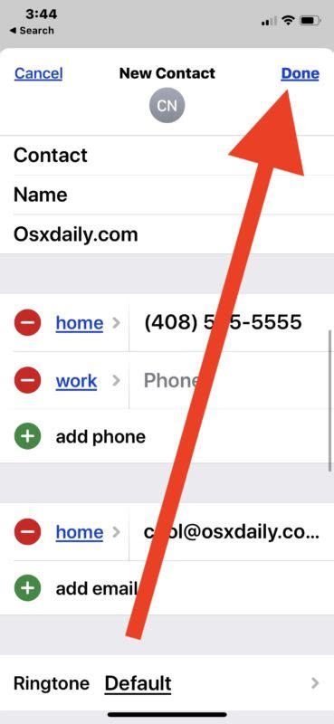 How To Add New Contacts On Iphone