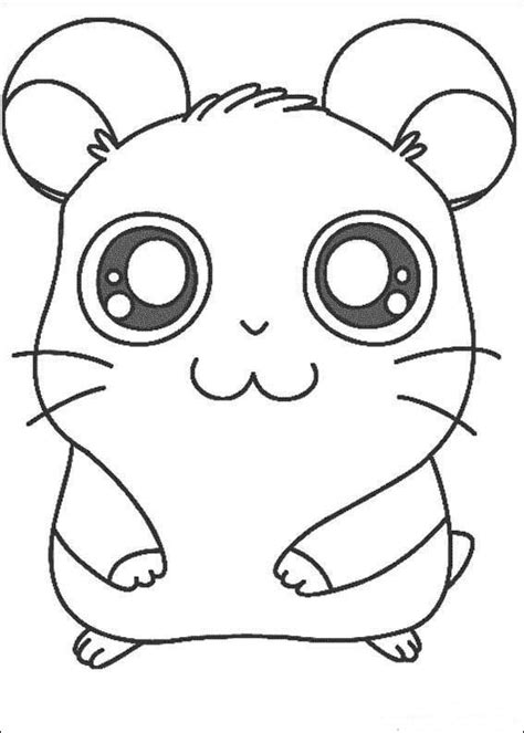 Hamtaro Coloring Pages 8 Animal Coloring Pages Cute Coloring Pages