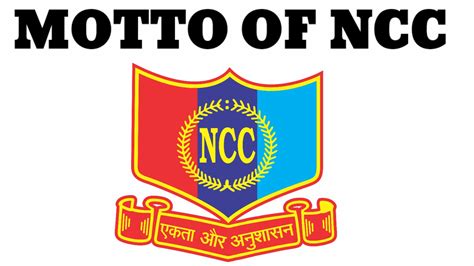 Motto Of Ncc Mission Ncc