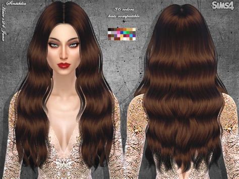 Sims 4 Hairs ~ Sintiklia Sims Hair 24 Jane