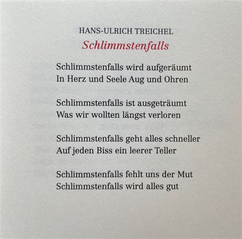 Deutsche Lyrik Von Damals Und Heute Schlimmstenfalls Von Hans