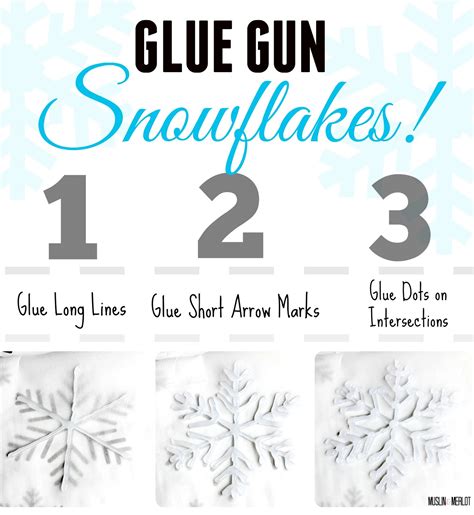 Glue Gun Snowflakes Muslin And Merlot