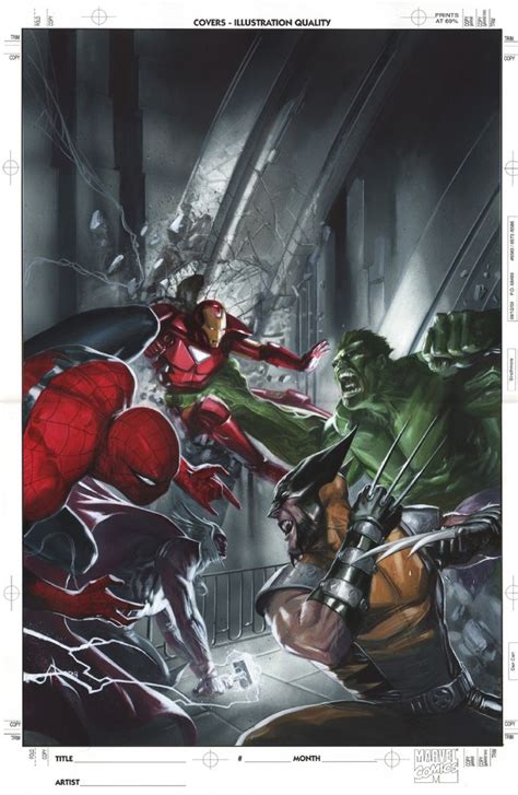 Marvel Fan Art Ultimate Alliance 2 Original Art By