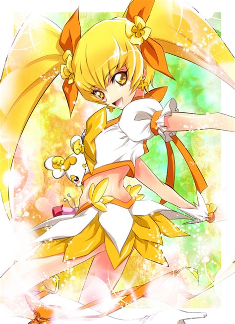 Myoudouin Itsuki And Cure Sunshine Precure And 1 More Drawn By Yokota