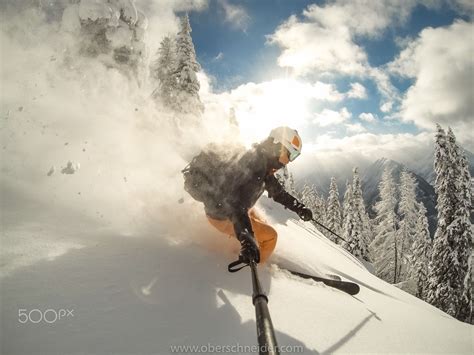 Powder Skiing Gopro Selfie Gopro Selfie Powder Skiing Ski Inspiration