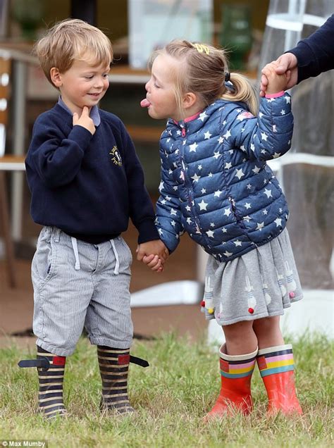 Mia Tindall Is Joined By Her Mother Zara And Princess Anne Daily Mail Online