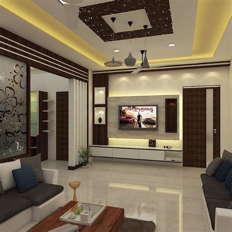 Living Room Interior Design By Kumar Interior Thane Ongoing 3bhk