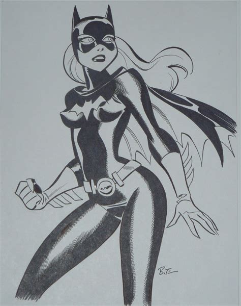 Batgirl In Don Heads Convention Sketches Comic Art Gallery Room