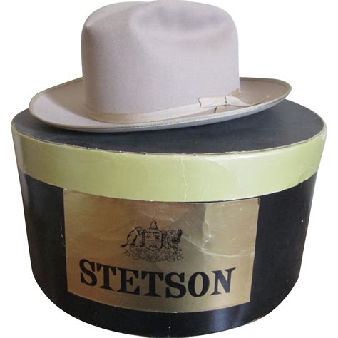 Stetson Stroliner Cowboy Hat In Box Vintage 1970s Mens Beige Accessory